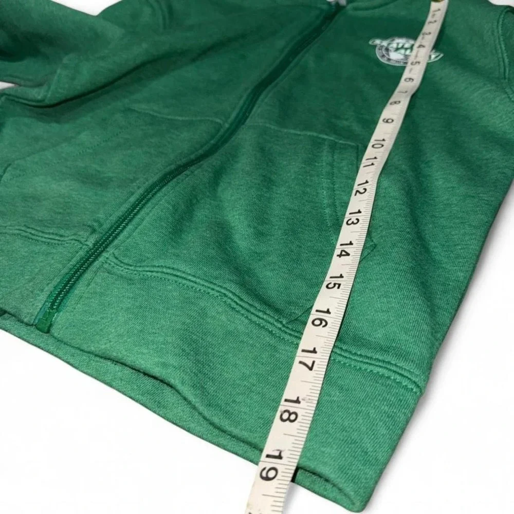 OLD NAVY GREEN SKATER ZIP UP HOODIE BOYS 8‎ LIKE NEW